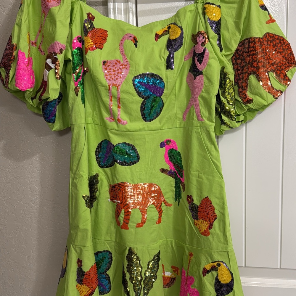 Queen of Sparkle DRINK AND ANIMALS Dress